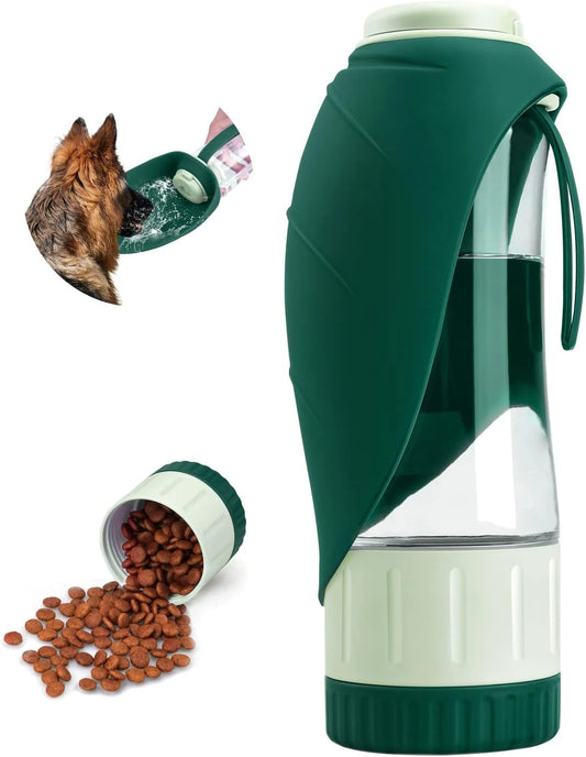 Botella 2 en 1 para Perros – Agua y Comida Portátil | Your Elite Pet